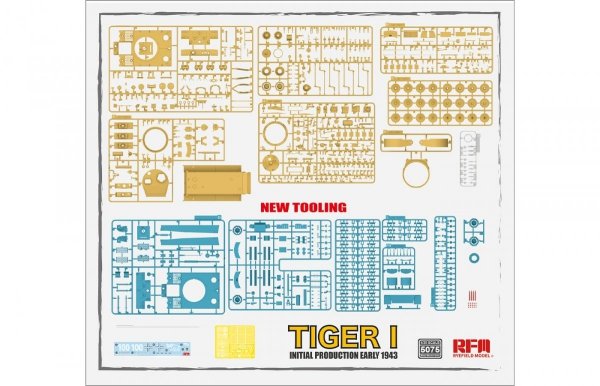 Rye Field Model 5075 Tiger I Initial Production Early 1943 1/35