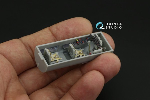 Quinta Studio QD48185 Me 262B-1a/U1 3D-Printed &amp; coloured Interior on decal paper (for Dragon ) 1/48