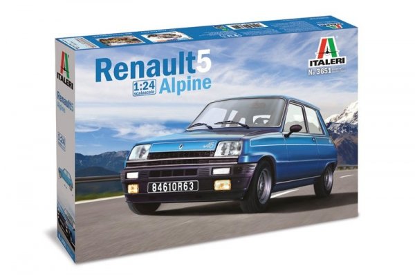 Italeri 3651 RENAULT 5 ALPINE 1/24