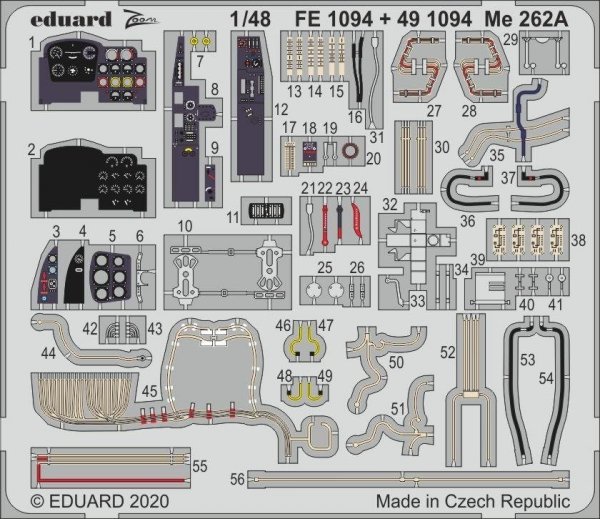 Eduard 491094 Me 262A 1/48 HOBBY BOSS