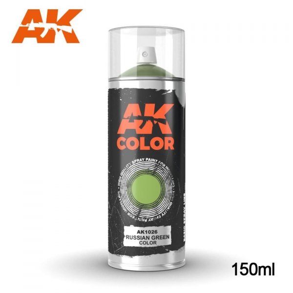 AK Interactive AK1026 RUSSIAN GREEN COLOR SPRAY 150ml