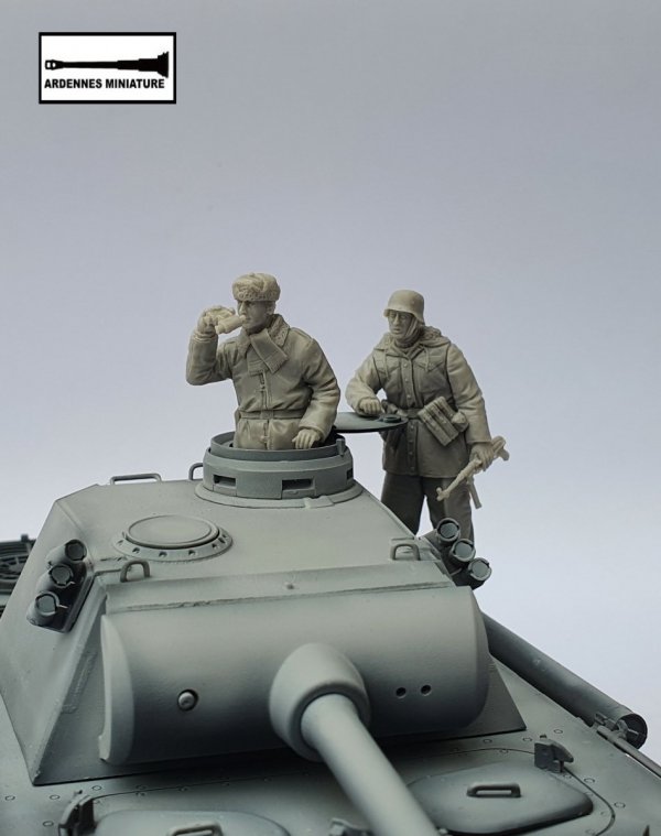 Ardennes Miniature 35017 WW2 PANZER COMMANDER 1/35