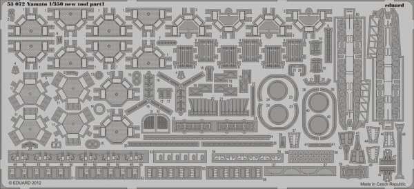 Eduard 53072 Yamato new tool 1/350 Tamiya