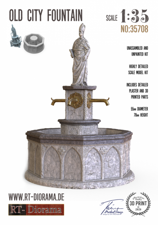 RT-Diorama 35708 Old City Fountain 1/35