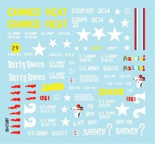 Star Decals 35-C1287 Big Guns in Vietnam 4 1/35