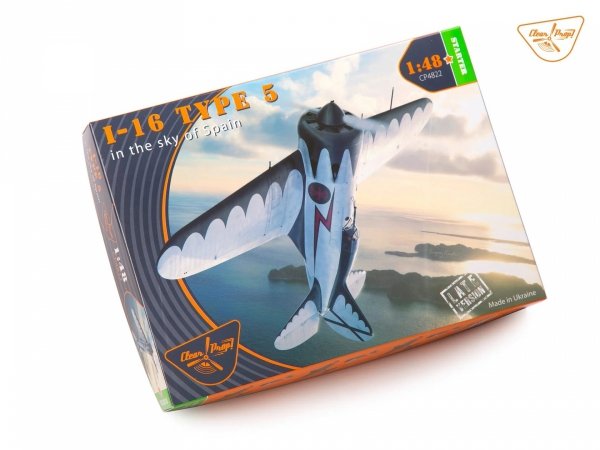 Clear Prop! CP4822 I-16 type 5 (in the sky of Spain late version) STARTER KIT 1/48