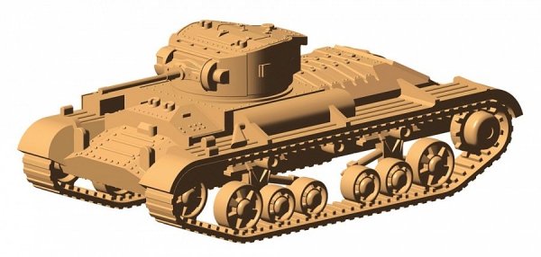 Zvezda 6280 British Infantry Tank &quot;Valentine” II 1/100