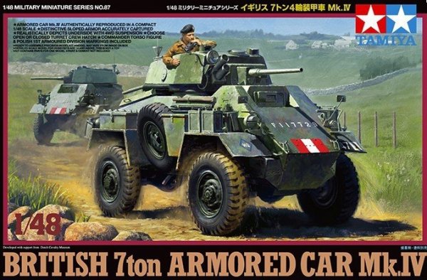 Tamiya 32587 BRITISH 7ton ARMORED CAR Mk.IV (1:48)