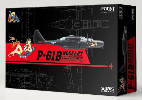 Great Wall Hobby S4815 P-61B Noseart &amp; Weapons 1/48