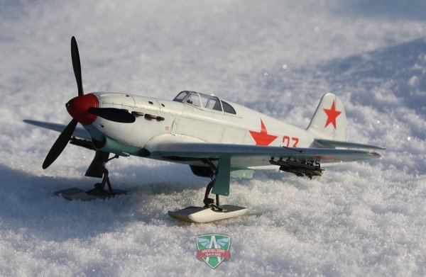 Modelsvit 4802 Yak-1 Soviet fighter on skis 1/48