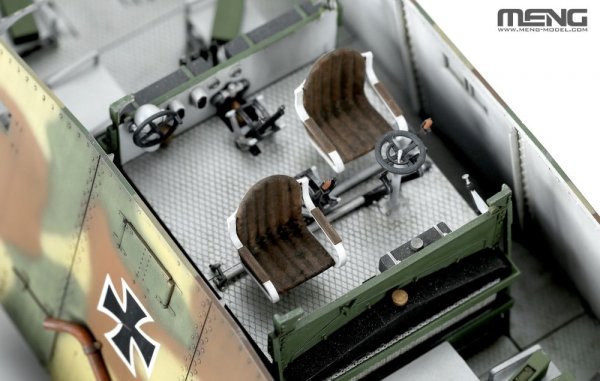 Meng Model TS-017s German A7V Tank (Krupp) &amp; Engine Limited Edition 1/35