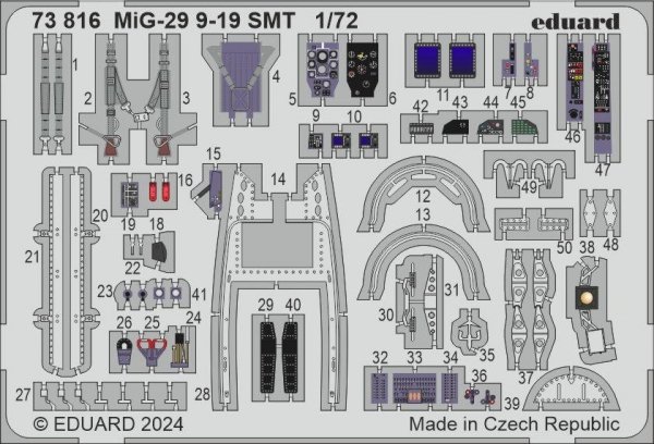 Eduard 73816 MiG-29 9-19 SMT GREAT WALL HOBBY 1/72