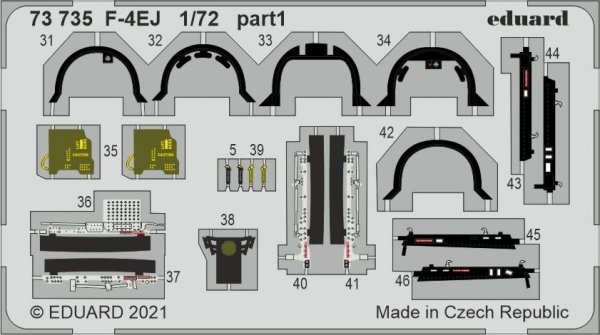 Eduard 73735 F-4EJ FINE MOLDS 1/72
