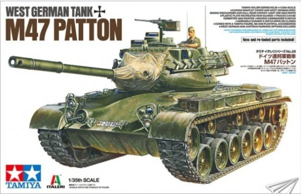 Tamiya 37028 West German tank M47 Patton 1/35