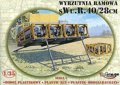 Mirage Hobby 35217 Niemiecka Wyrzutnia Ramowa sWu. R. 40/28 cm 1/35