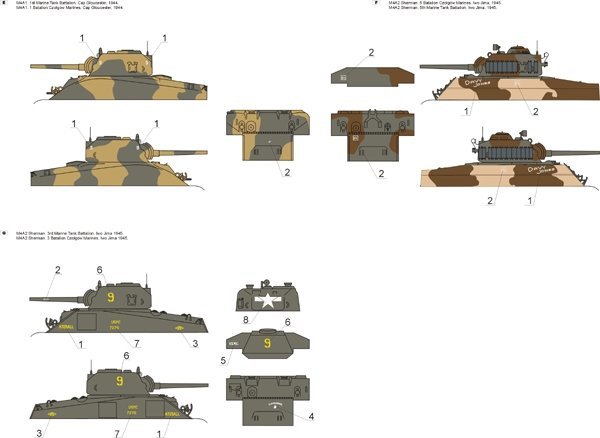 ToRo Model 35D59 - PTO Sherman tanks vol.3 1/35