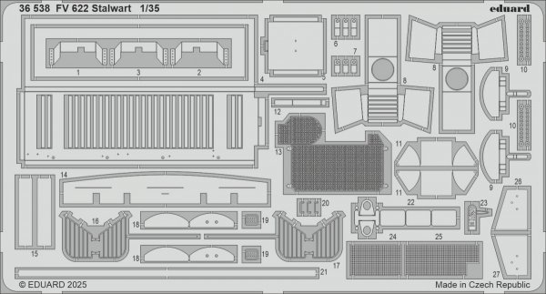 Eduard 36538 FV 622 Stalwart for AIRFIX 1/35