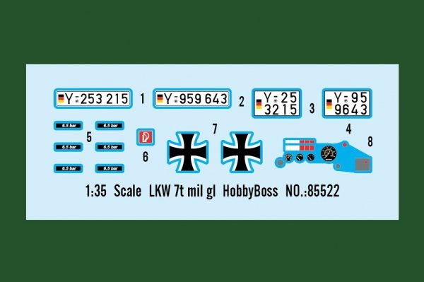 Hobby Boss 85522 LKW 7t mil gl 1/35