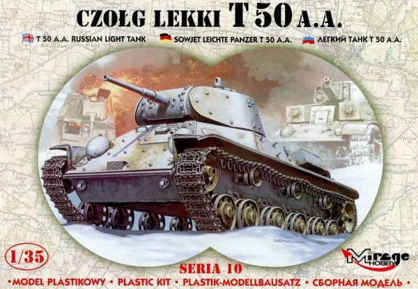 Mirage Hobby 35106 T-50 A.A. Czołg lekki 1/35