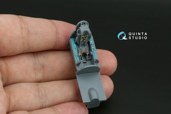 Quinta Studio QD72256 MiG-21MF (Moscow plant) 3D-Printed &amp; coloured Interior on decal paper (Eduard) 1/72