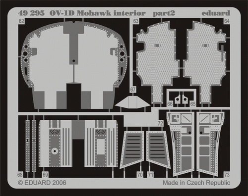 Eduard 49295 OV-1D interior 1/48 RODEN