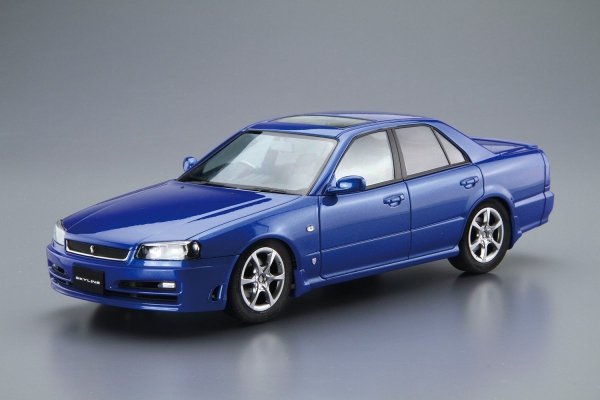 Aoshima 05533 NISSAN ER34 SKYLINE 25GT TURBO '01 1/24