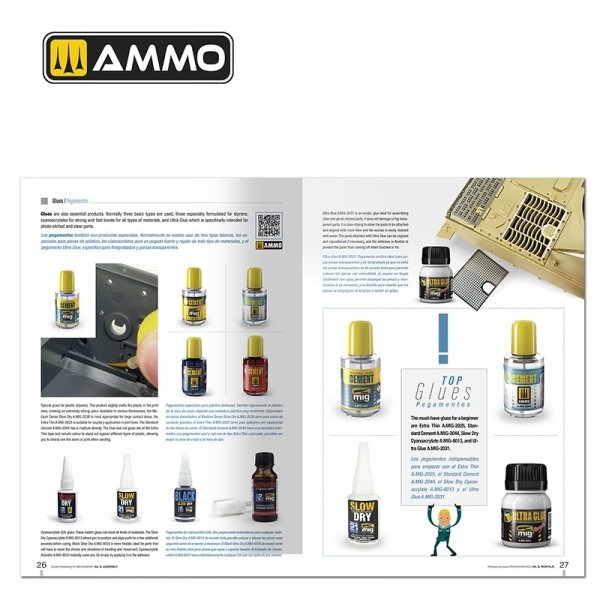 Ammo by Mig 6300 Scale Modeling for Beginners Vol. 1: Assembly (Bilingual English &amp; Spanish)