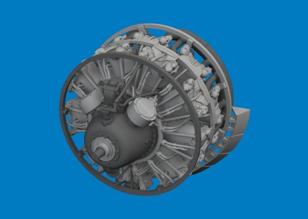 Eduard 6481013 B-26B/C engines PRINT for ICM 1/48