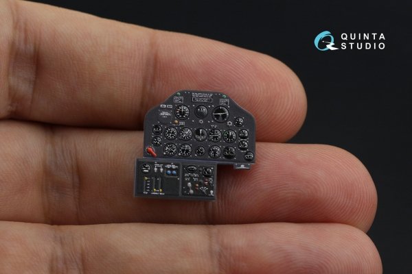 Quinta Studio QD32102 T-6G 3D-Printed coloured Interior on decal paper (Kitty Hawk) 1/32