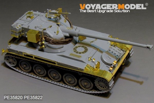 Voyager Model PE35820 Modern French AMX-13/75 light tank basic (smoke discharger, Atenna base Include）For TAKOM 2036 1/35