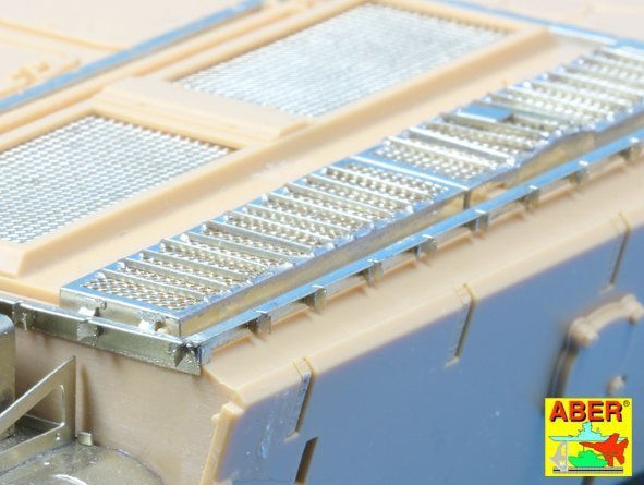 Aber 35G28 Grilles for Russian tank T-55 also Tiran 5 (1:35)