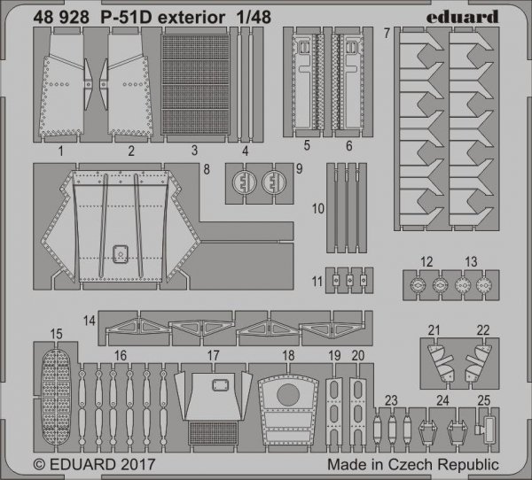 Eduard 48928 P-51D exterior MENG 1/48