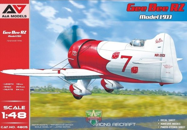 A&amp;A Models 4805 Gee Bee R2 Model 1933 1/48