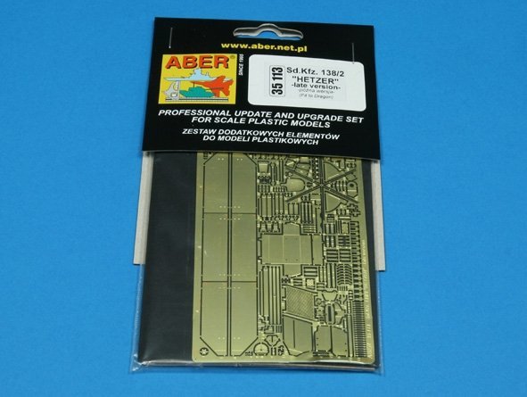 Aber 35113 Sd.Kfz. 138/2 Hetzer pozna wersja (DRA) (1:35)