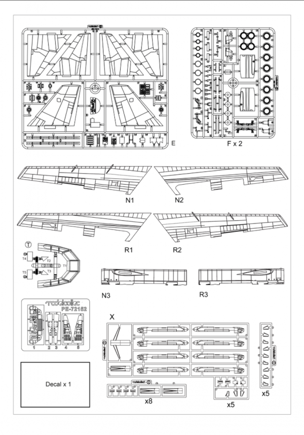 Modelcollect UA72212 USAF B-52 Stratofortress strategic Bomber new version 1/72