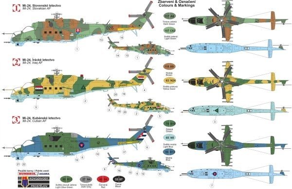Kovozavody Prostejov KPM0198 Mi-24 International 1/72