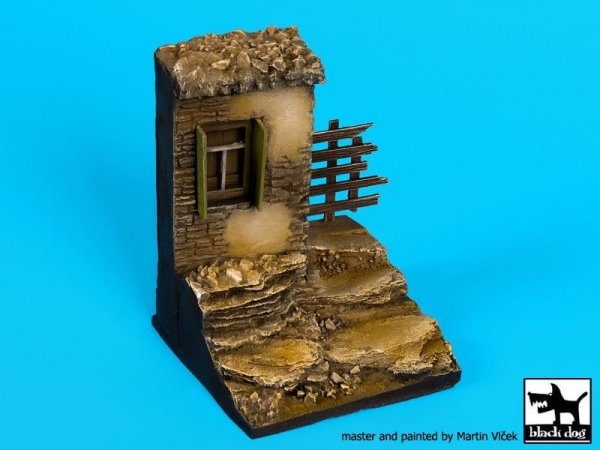 Black Dog D35074 House corner N°4 base 1/35