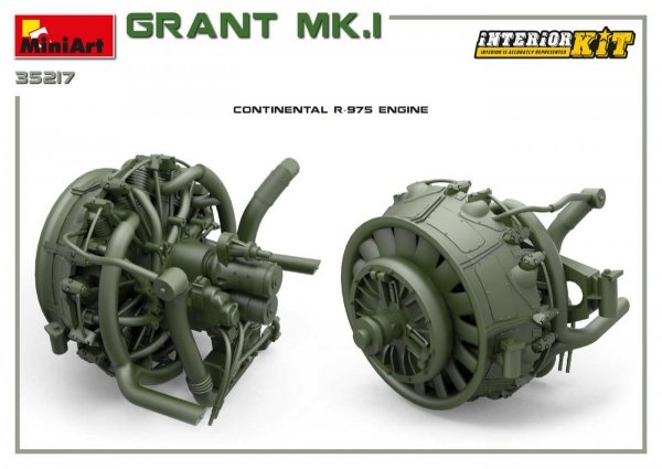 MiniArt 35217 Grant Mk.I w/interior 1/35