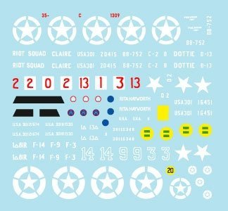 Star Decals 35-C1309 US Armored Mix # 2 1/35