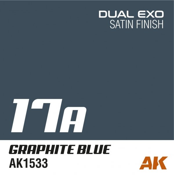 AK Interactive AK1561 DUAL EXO SET 17 – 17A GRAPHITE BLUE &amp; 17B LUNAR BLUE
