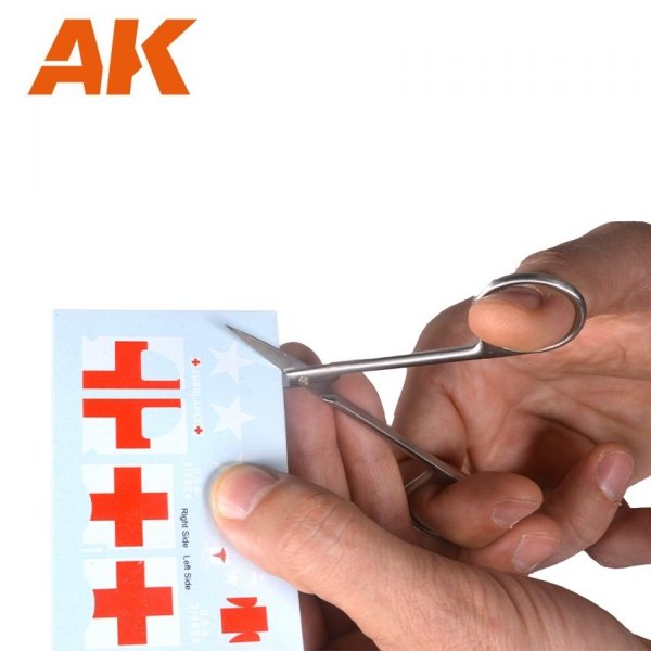 AK Interactive AK9310 SCISSORS STRAIGHT – SPECIAL DECALS AND PAPER
