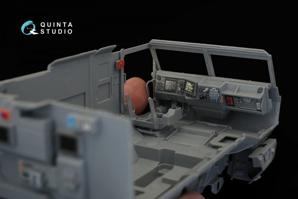 Quinta Studio QD35005 MRAP Typhoon-K 3D-Printed &amp; coloured Interior on decal paper (for Zvezda kits) 1/35