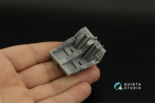 Quinta Studio QDS-48372 A-6A 3D-Printed &amp; coloured Interior on decal paper (Kinetic) (Small version) 1/48