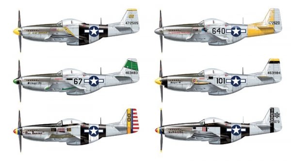 Italeri 2743 P-51 D/K Pacific Aces (1:48)