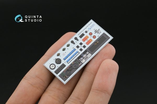 Quinta Studio QD35103 Unimog 435 3D-Printed &amp; coloured Interior on decal paper (Revell) 1/35