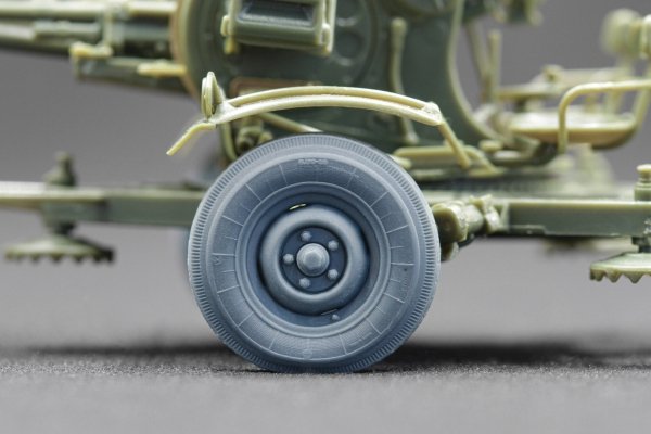 ScaleX WM 35010C ZU 23-2 Ordinary and sagged wheel set (for Trumpeter) 1/35