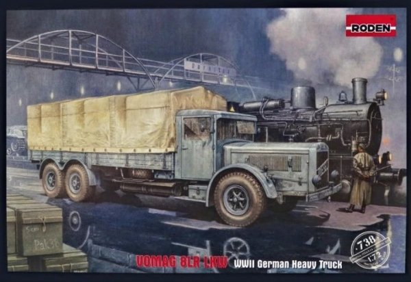 Roden 738 Vomag 8 LR LKW WWII German Heavy Truck 1/72