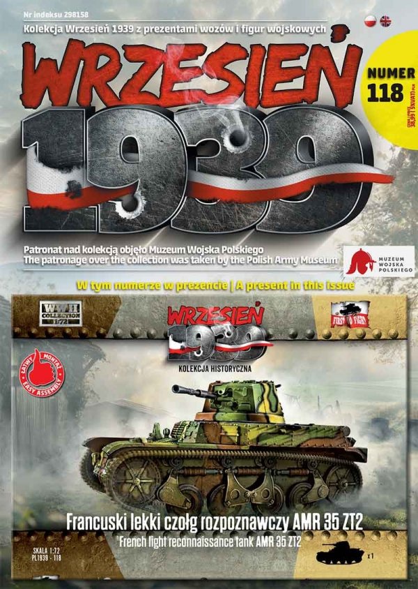 First To Fight PL118 - Francuski lekki czołg rozpoznawczy AMR 35 ZT2 1/72