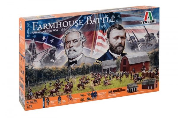 Italeri 6179 FARMHOUSE BATTLE - AMERICAN CIVIL WAR 1864 - BATTLESET (1:72)