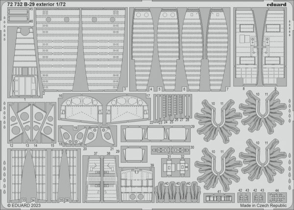 Eduard 72732 B-29 exterior HOBBY 2000 / ACADEMY 1/72